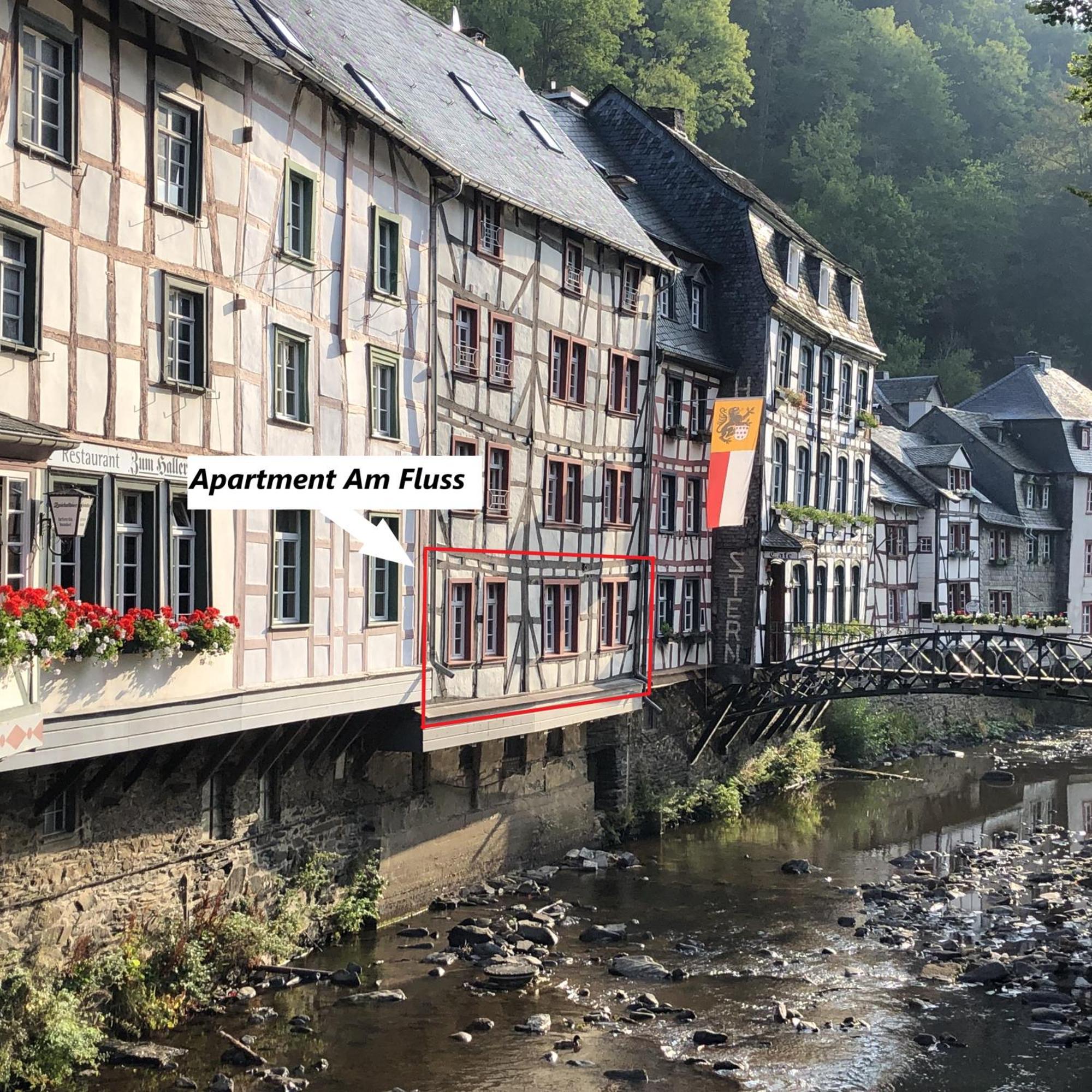 Apartment Am Fluss Im Haus An Der Rur Monschau Exterior foto
